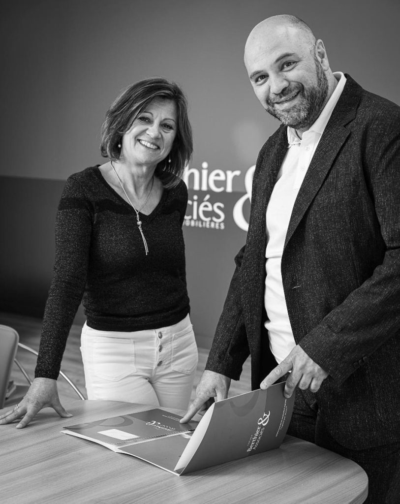 Experts immobiliers agréés 10 Isabelle & Franck, associés et dirigeants du Cabinet Berthier & Associés