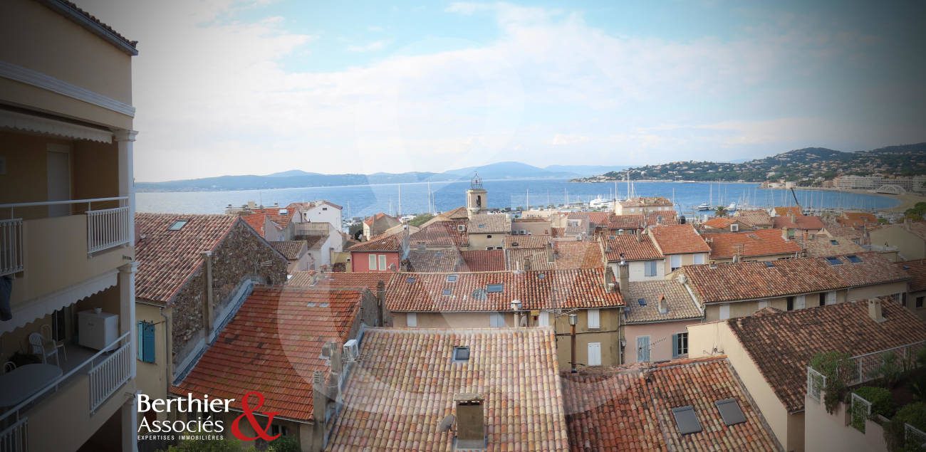 Expertise immobilière à Sainte-Maxime 4 Vue mer depuis un appartement dans le centre de Sainte-Maxime