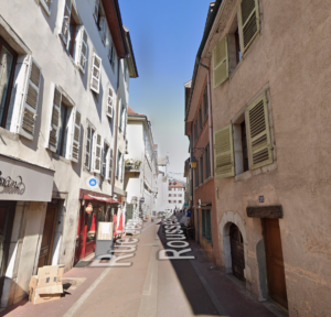 Valeur locative d'un fonds de commerce de salon de thé à Annecy, 9 Rue Jean-Jacques-Rousseau 4 jj r 2